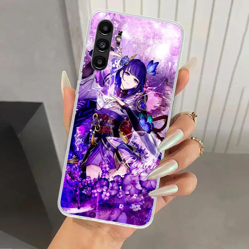 Raiden Shogun Genshin Impact Phone Case for Samsung Galaxy A17 A16 A37 A26 A36 A57 A56 A15 A25 A35 A55 A14 A24 A34 A54 A13 A23 A