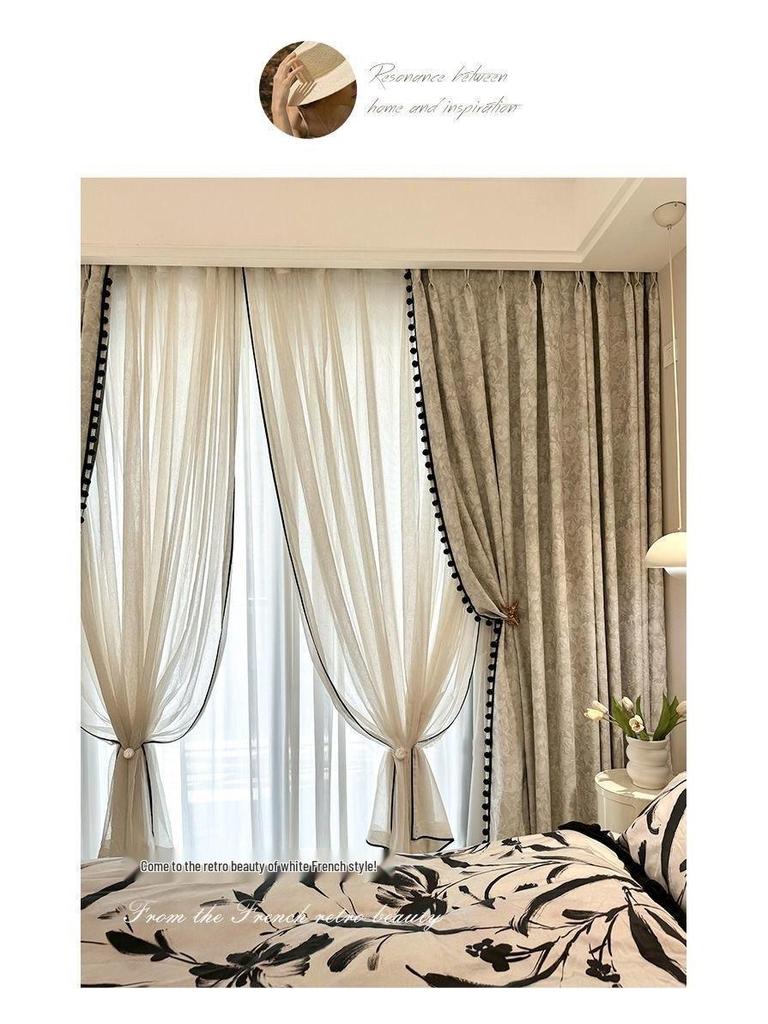 Downton Abbey Jacquard Blackout Curtains - Retro French Light Luxury Style (2026)