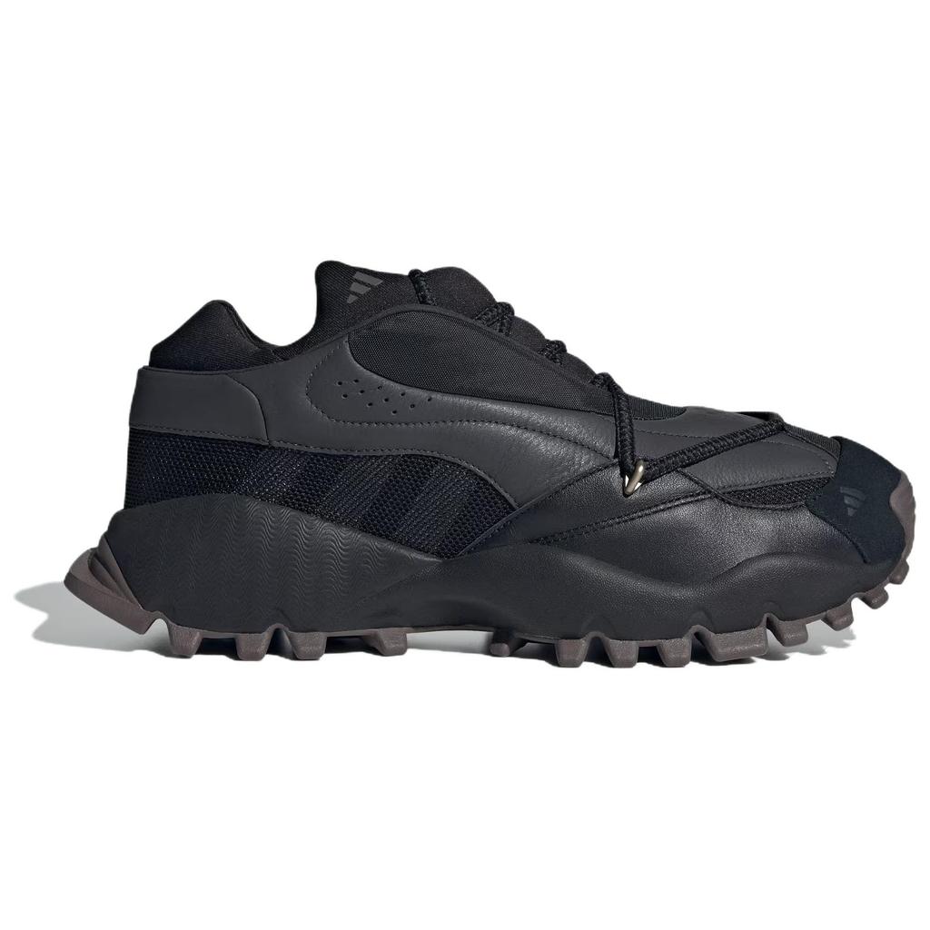 Adidas Seeulater Spw Comfortable Versatile Slip Resistant Durable Mid Top Lifestyle Casual Shoes Unisex Casual Shoes Black JI4420