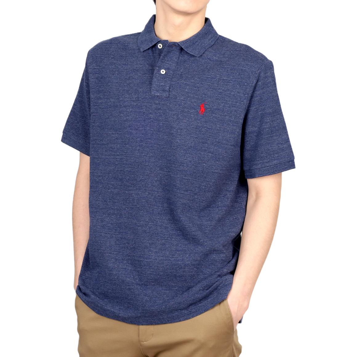 

Polo Ralph Lauren Однотонная футболка поло с коротким рукавом и логотипом Мужские топы Синий 710666997-005 S