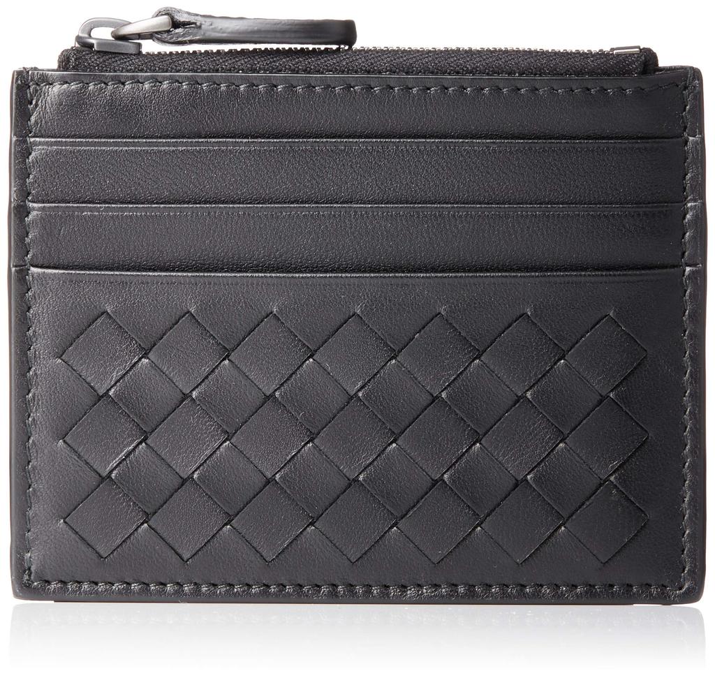 Bottega Veneta Card Case Intrecciato Card Black 367004-V001N Case, [Used]