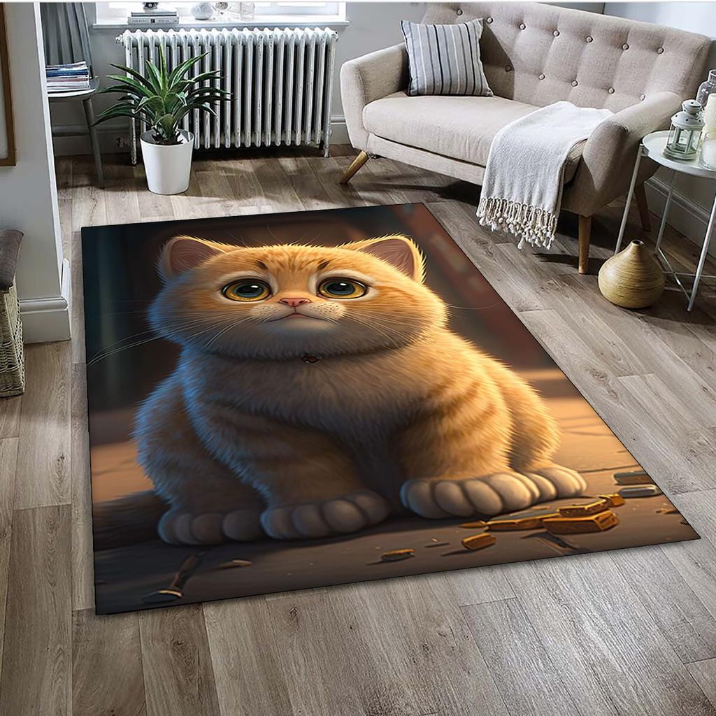 27 Style Cartoon Cute Calico Cat,Persian Cat,Ragdoll Carpet Rug for Home Living Room Bedroom Sofa Doormat Decor,kid Non-slip