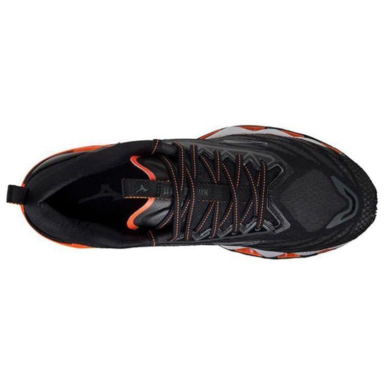 Mizuno Prophecy 11 Scarpe da Corsa Casual Unisex Basse Grigio-Nero-Arancio Tomaia in Tessuto e Pelle Comfort Sportive Ammortizzate AntiscivoloJ1GC220009