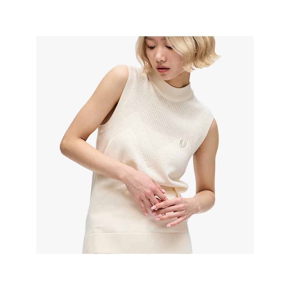Fred Perry [Hauptsitz Original] Fred Perry [Damen] Pointel Detail Wollstrick Top Weste 560 Afpf2417113 560 qzgAfpf2417113 560
