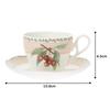 Noritake Orchard Garden Cup & Saucer (for both coffee and tea), 250cc, Microwave-Safe, Bone China, T97887/4911-2