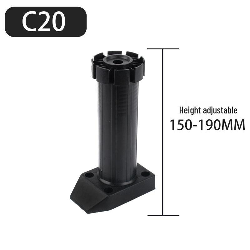 ABS Adjustable Leveling Cabinet Feet - Thickened Plastic Legs for Kitchen and Cupboard Support