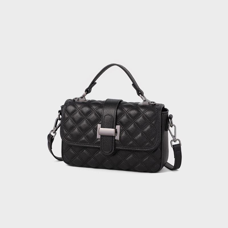 Tasche Damen Neue Herbst- und Winter-Leder-Umhängetasche Damen-Tasche Ein Schulter-Tragbar Rautenförmig Kleines Quadratisches Tasche Gepäck