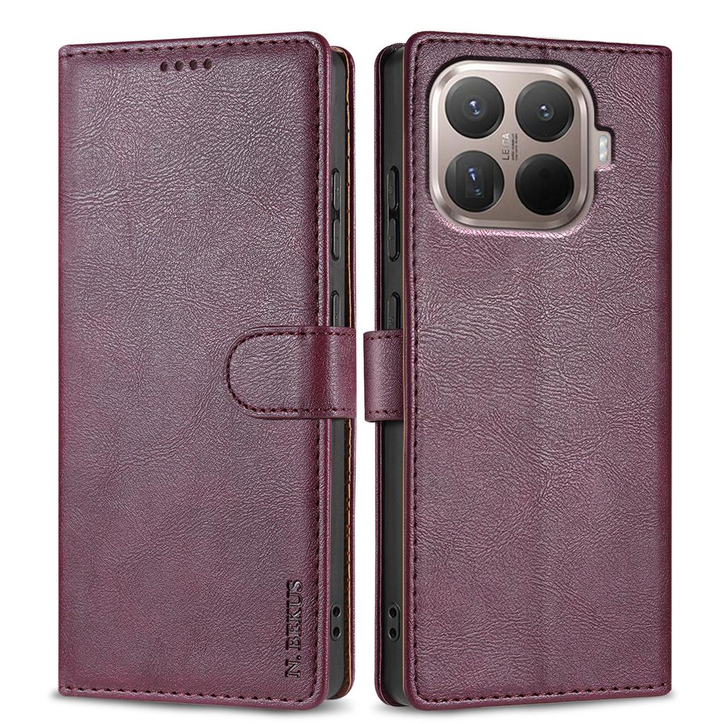 N.BEKUS CSJ-001 For Xiaomi 15T Pro Stand Case PU Leather Wallet Phone Cover