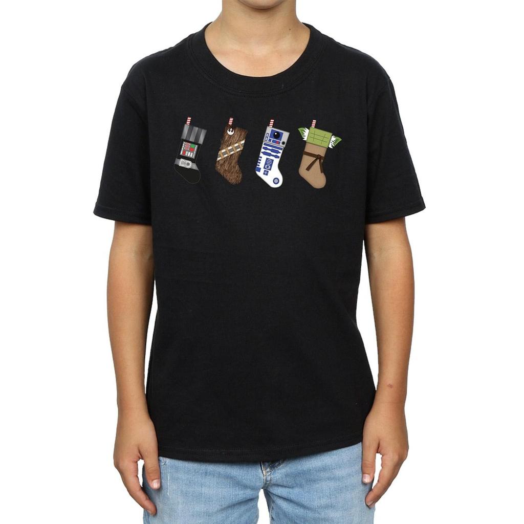 STAR WARS T-Shirt mit Weihnachtsstrümpfen für Jungen
