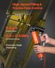 VEVOR Grease Gun, 6000 PSI High Pressure, Heavy Duty Pistol Grip Grease Gun Kit with 0.4 L Capacity, Includes 45.7 cm Flex Hose