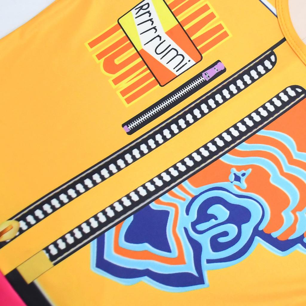 Children's Fun Printed Half body Skirt Pants And Jumpsuit