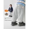 Boys' Cartoon Puppy Fleece-Lined Sweatpants, Thickened Winter Pants, New Autumn and Winter Children's Baby Winter Cotton Pants