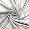 100/300/500cm Metallic Stamping Silver Shiny Fabric Bright Silky Fabric for Diy Sewing Dress Dance Stage Performance Clothes