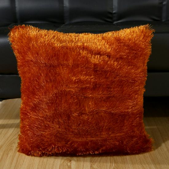 Long Plush Solid Color Glitter Velvet Throw Pillow Cushion Pillowcase