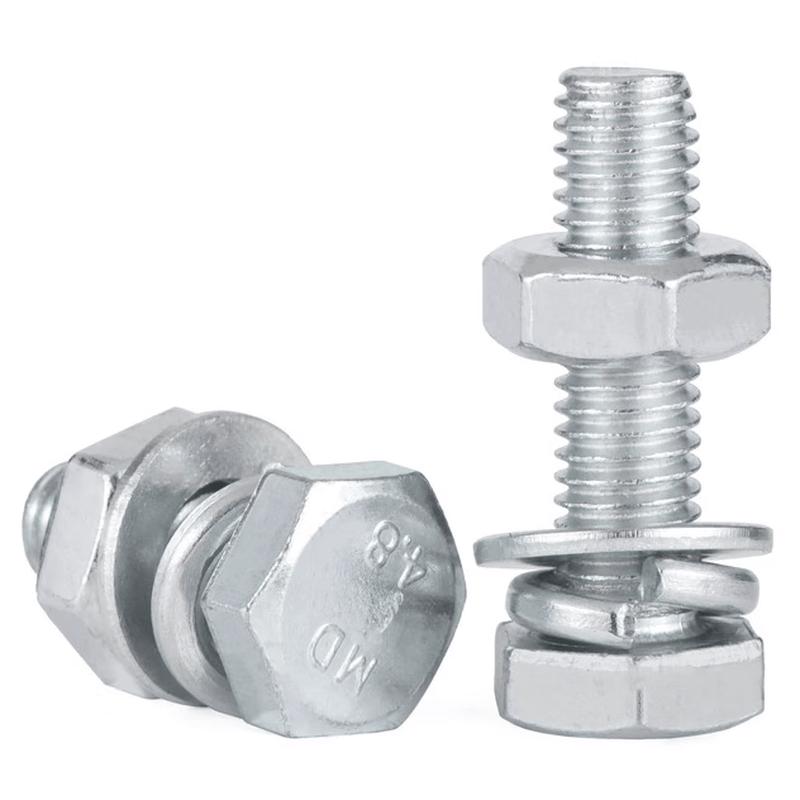 Xiyi 4.8 Grade M8 Galvanized Hex Bolt & Nut Set