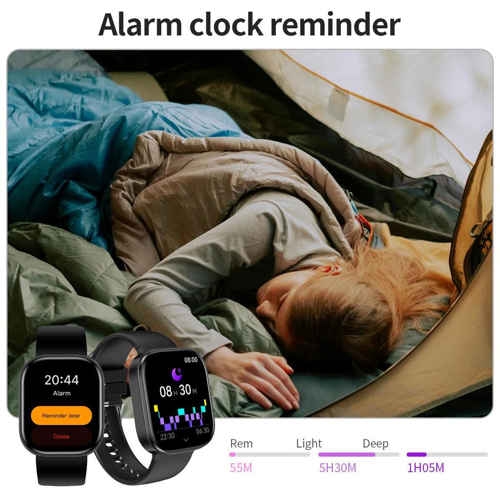 Smart Watch for Men, 120 Sports Modes Smartwatch IP67 Waterproof, Sleep Monitor, Bluetooth Call & Music Control Fitness Watch for Android/iPhone