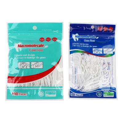 50/100 Pz/lotto Usa E Getta Flosser Dentale Spazzolino Interdentale Denti Stick Stuzzicadenti