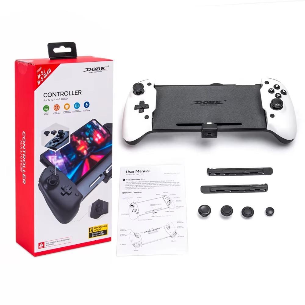 

Ручка-контроллер Switch OLED, беспроводная ручка-контроллер для Switch или Switch OLED с гравитационной индукцией шестиосевого гироскопа, двойной вибрацией двигателя 12.5*6.5*30cm белый