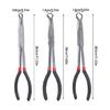 3Pcs 11Inch Long Hose Grip Plier Set Offset Sparking Plug Pliers Ideal for Jewelry Making and Fine Detail Work