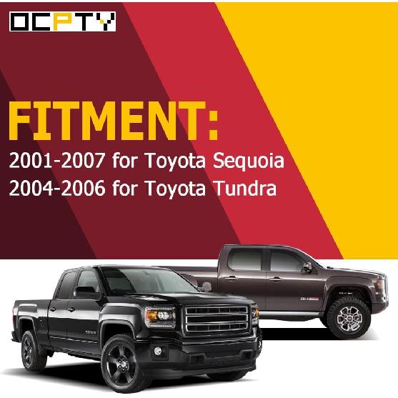 OCPTY Door Handle Interior Passenger Right Side Replacement fit 2001-2007 Sequoia 2004-2006 Tundra Inside Door Handle Gray