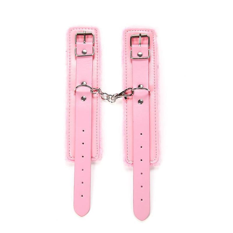 Sex Toys Handcuffs 1Pair PU Leather Restraints Bondage Cuffs Roleplay Tools Erotic Handcuffs for Couples GameSex Products