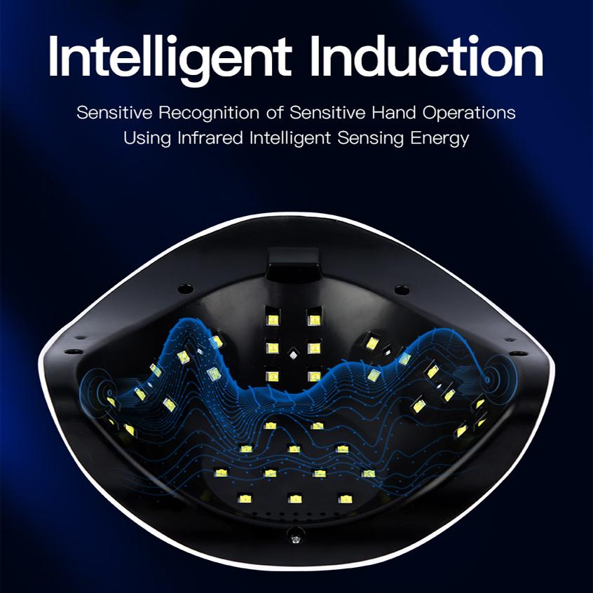 168W UV LED Lamp For Nails Dryer Two Hand Ice LED UV Manicure Gel Nail Lamp Drying Lamp For Gel Varnish