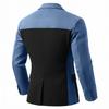Frühling Herbst Herren Patchwork Blazer Mode Anzugjacke Hohe Qualität Schlank Lässig Blazer Mäntel Mann