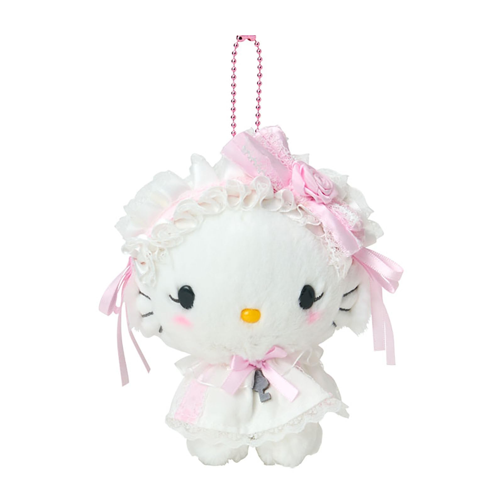 

Держатель-маскот Sanrio Charmy Возраст 6 и 011291 (Белая оборка) Китти, Вверх,