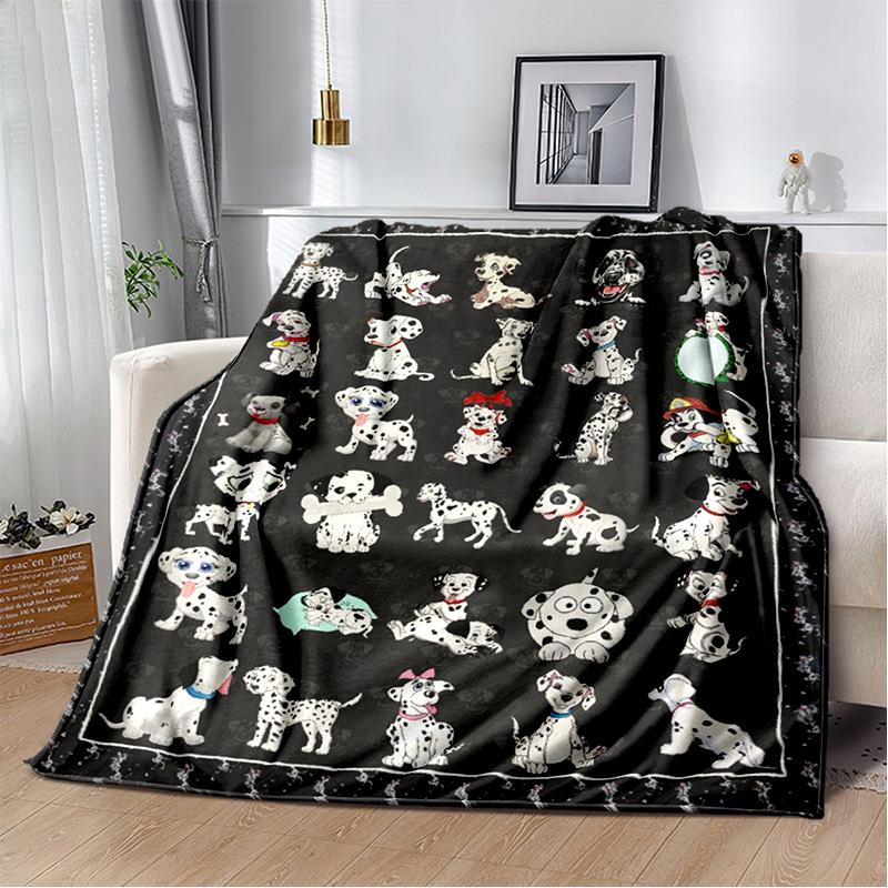 Dachshund Blanket Cute Black and Red Paws Printed Soft Flannel Blanket Warm Cozy Blanket for Teens Adults Kids