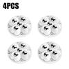 4Pcs 360°Rotatable Universal Wheel 5-Ball Storage Box Roller Durable Pulley
