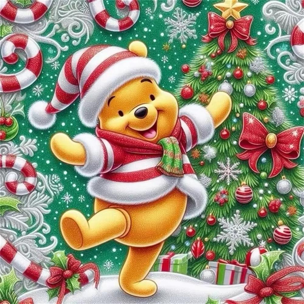 Disney Winnie The Pooh 5D Diamond Painting Full of Diamonds Handmade DIY Cartoon Decorative Painting Diamond Sticker Kit