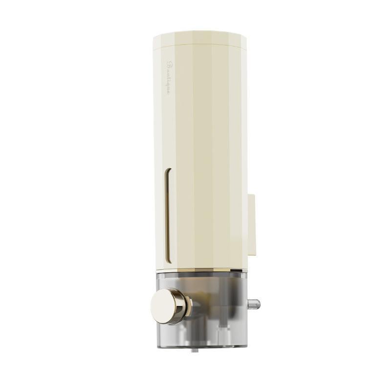 Wall Mounted Soap Dispenser No Drilling Clear Window Suitable for Shampoo Body Wash for Bathroom Shower Room