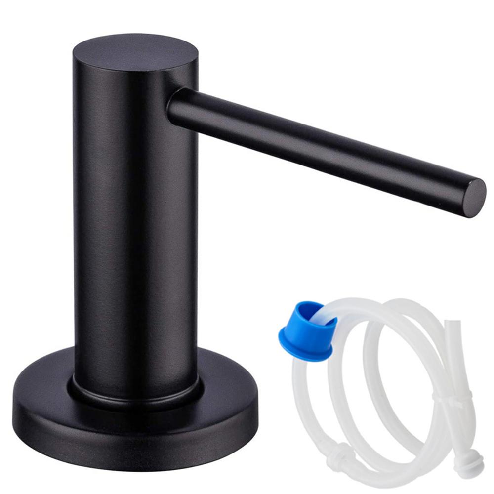 Stainless Steel Sink Detergent Dispenser Built-in Design Kitchen Liquid Soap Dispenser Pump Head Hand Press Liquid Dispenser