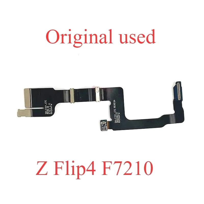 Motherboard Flex Cable Spin Axis LCD Connection For Samsung Z Flip 4 F7210 Screen Phone Repair Z Flip4 used