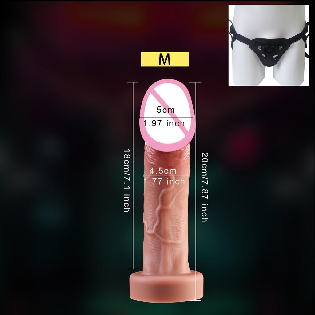 Big Glans Dildo Realistic Penis Soft Silicone Vagina Orgasm Anal With Huge Suction Cup Adults Toys Sex Toys For Women Man 18+