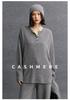 Retro Chic Knit Cashmere Polo Sweater for Women - Warm, Loose, and Stylish Autumn/Winter Wear
