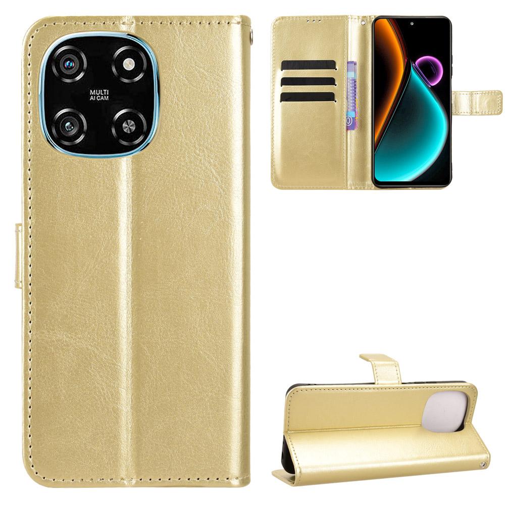 

Flip Cover for Blackview Color 6 PU Leather Full-Body Protection [RFID Blocking] Phone Cases Wallet Cover for Blackview Color 6 золотой