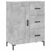 Sideboard Concrete Grey 69.5 x 34 x 90 cm Particleboard