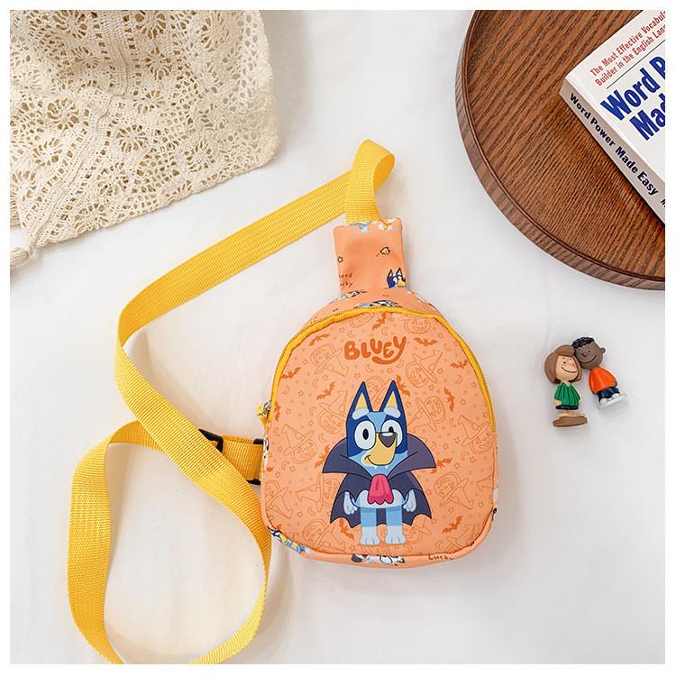 Pattern Bluey Kids Shoulder Crossbody Chest Bag Animal Outdoor Cartoon Gift