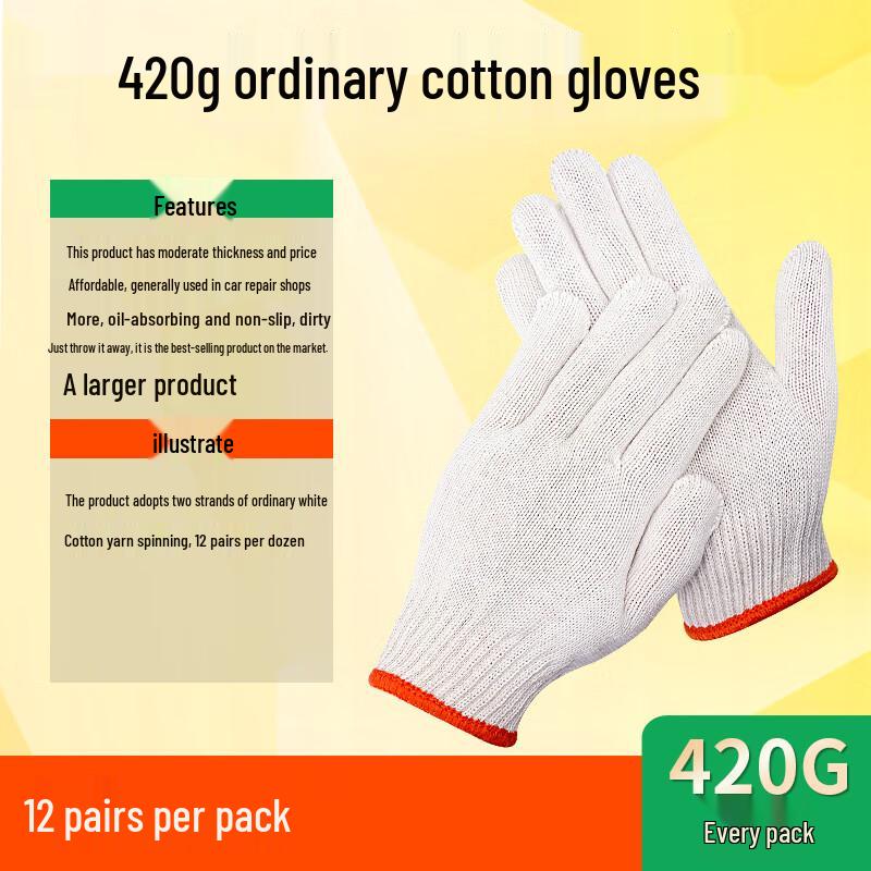

Churong Anti-slip Knitted Protective Work Gloves