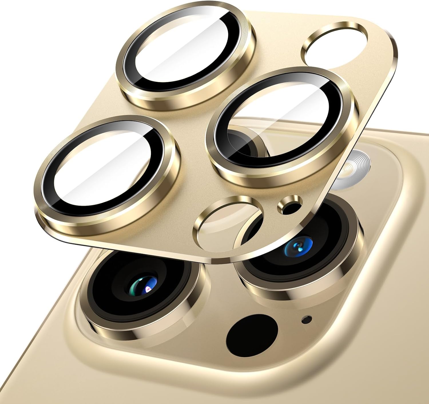 

Металлическая крышка из закаленного стекла, защитная пленка для экрана камеры для Iphone 15 Pro Max 14 Plus 13 Mini 12 11 15Pro 14Pro 13Pro 12Pro, защитные аксессуары для телефонов For iPhone 11 Pro Max золотой