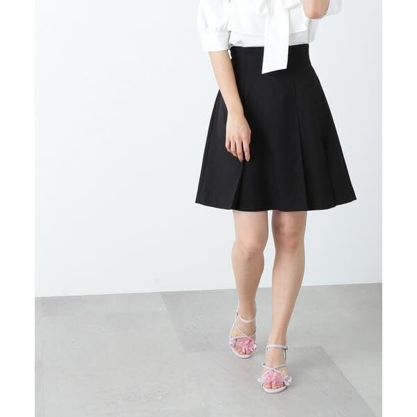 JILL by JILL STUART Women's Tuck Pleated Mini Skirt (125-3120023) Indigo (Pre-order Available from Late March To Late April)