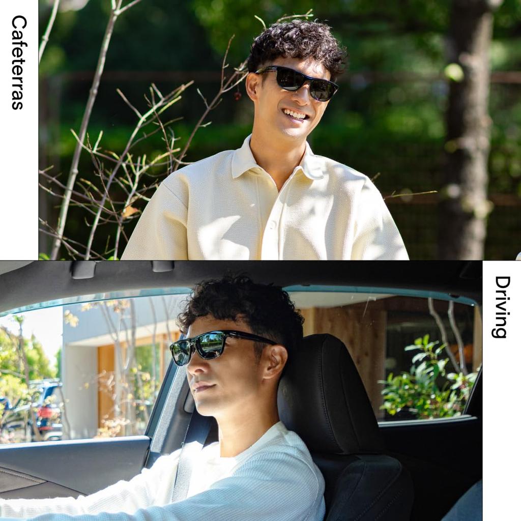 Men's Over-the-Glasses Sunglasses [Flip-Up Style, Wears Over Glasses, Polarized Lenses, UV400] Suitable for Driving, Golf, Fishing, Hiking, and