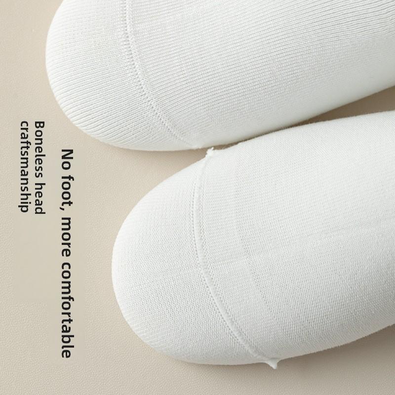 5 Pairs of Women's Spring and Autumn Pure Cotton Anti Bacterial Deodorant Gift Box Medium Tube Socks