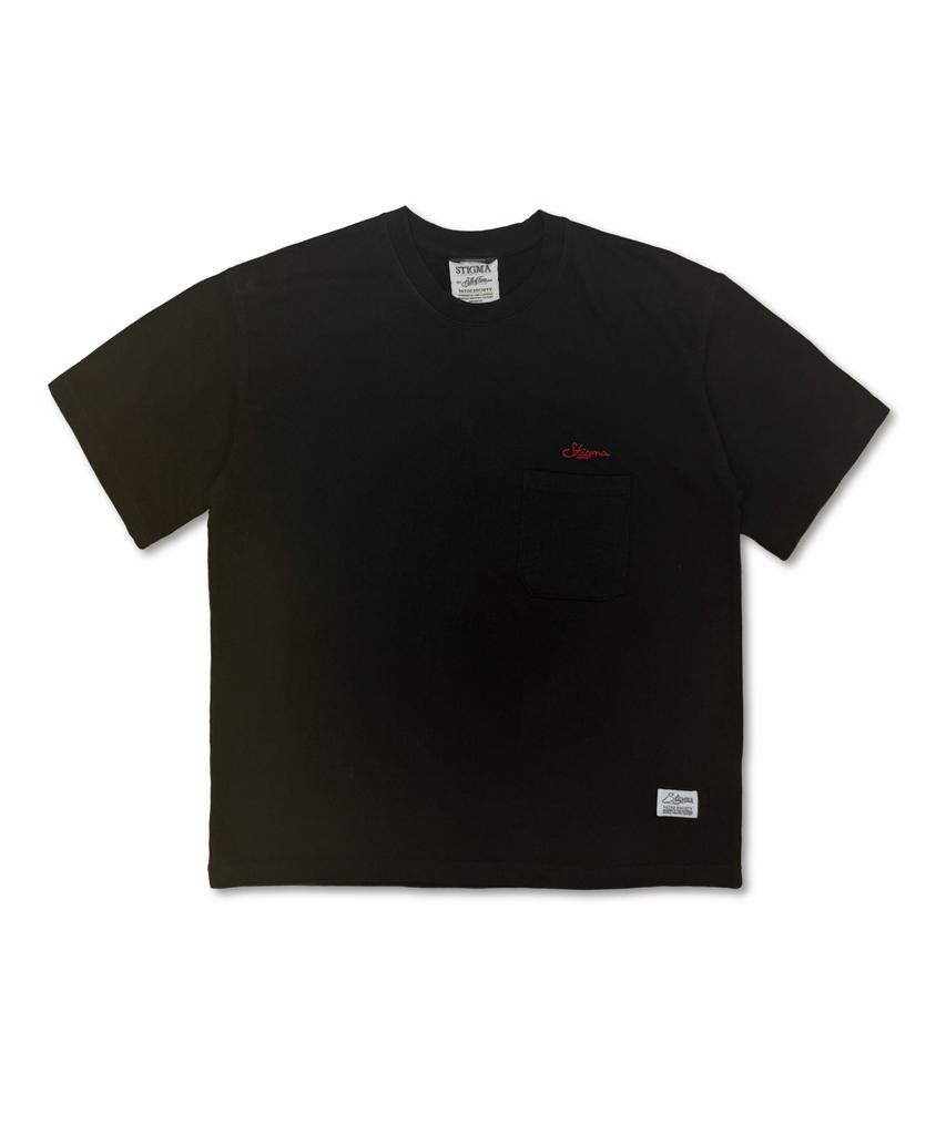 STIGMA Scrt Washed Pocket T-Shirts Black