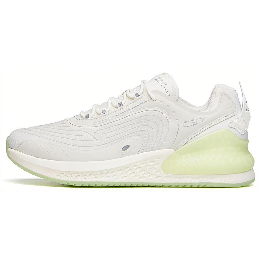 Anta C37+ Soft Sole Low top Running Shoes Men's White Green 912045537-7