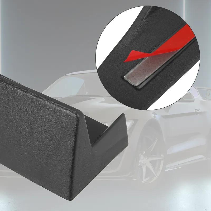 2 BUC Negru Modificat Vârf de Margine Laterală Aripioară Mică Pasager Lateral pentru Ford pentru Mustang Road 2015 2016 2017 2018 2019 Apărătoare de Noroi