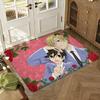 Ouran High School Host Club Floor Mat Soft Thickened Absorbent Non-Slip Bedroom Living Room Door Mat Home Decor Flannel Rugs