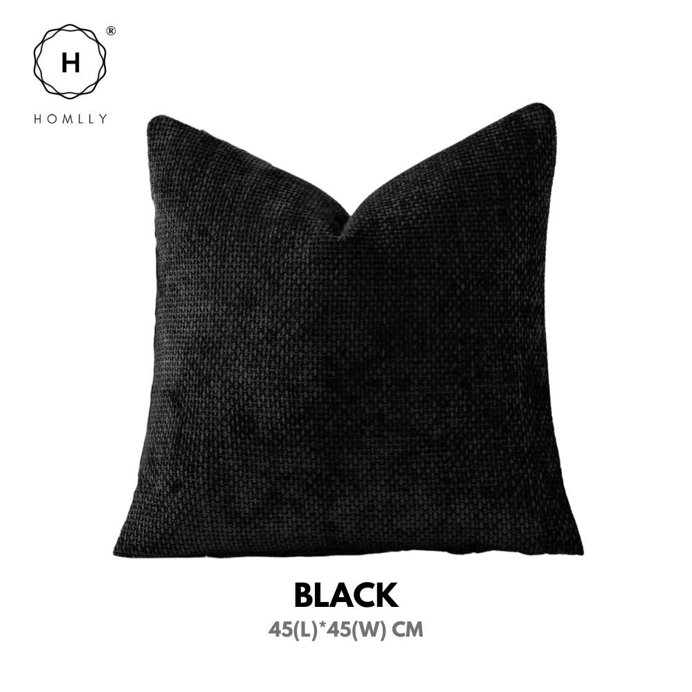 HOMLLY Sadii Teksturowana Poszewka na Poduszkę Dekoracyjną z Chenille (45 x 45 cm) X2SZT