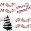 Charming Christmas Ribbon Versatile Soft Fabric For Elegant Gift Wrapping And Decor